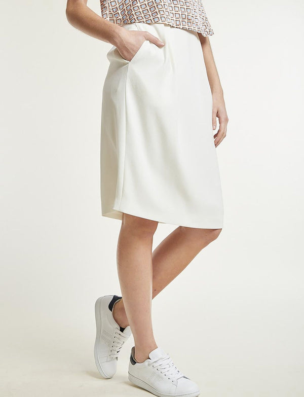 ines de la fressange Jupe Céleste ivoire