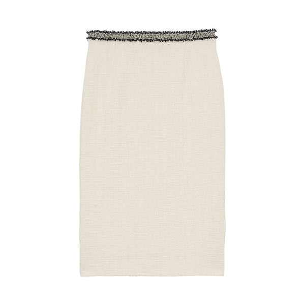 ines de la fressange Jupe Gabriela coton écru