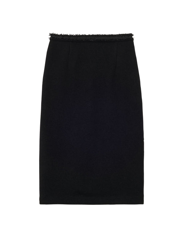 ines de la fressange Jupe Gabriela en laine noire