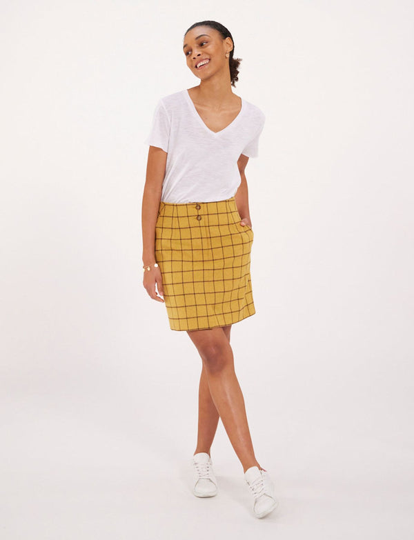 Ines De La Fressange Jupe Loric à Carreaux