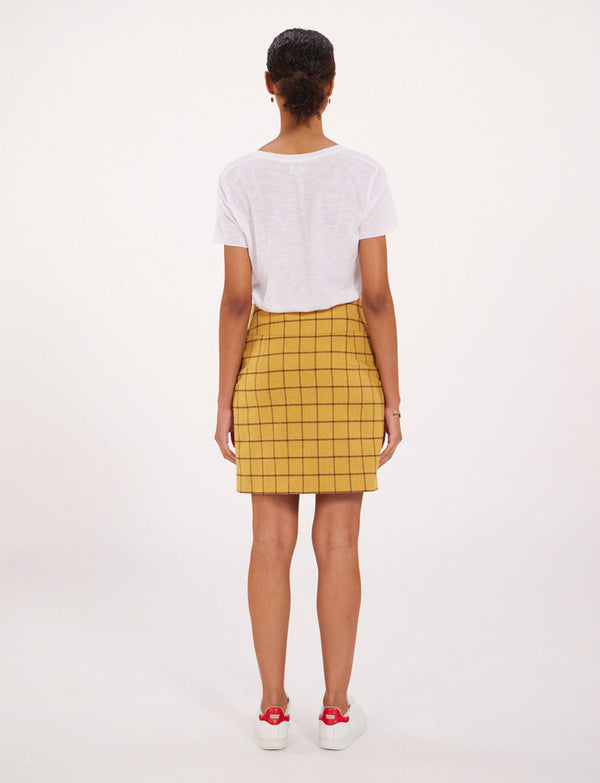 Ines De La Fressange Jupe Loric à Carreaux