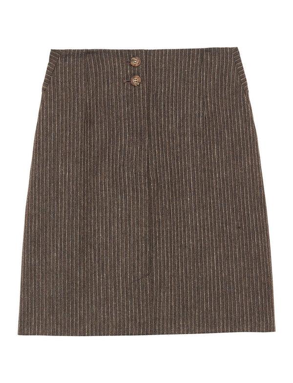 ines de la fressange Jupe Loric marron