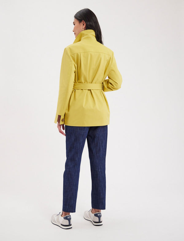 Ines De La Fressange Manteau Romaric Jaune
