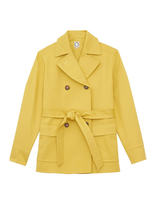 ines de la fressange Manteau Romaric jaune
