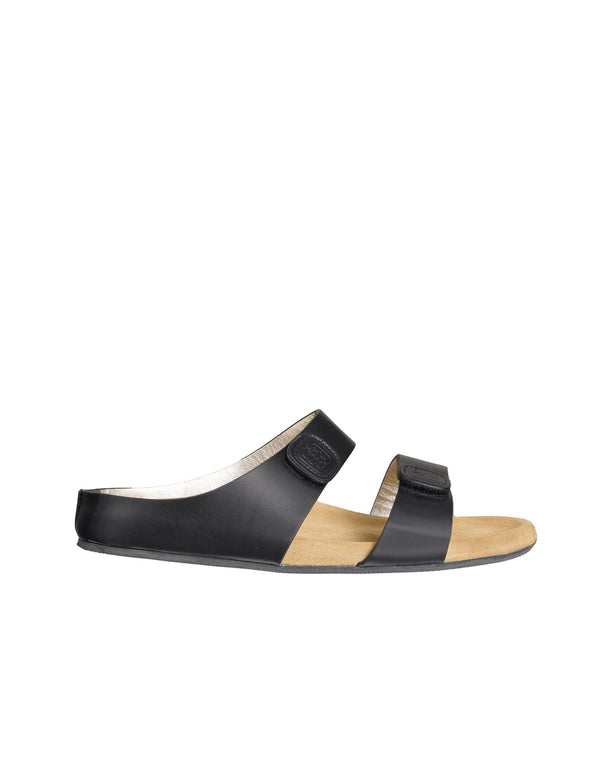 ines de la fressange Mules Delia cuir noir