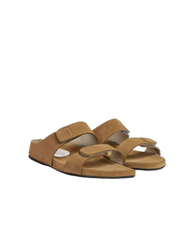 Ines De La Fressange Mules Delia Cuir Sable