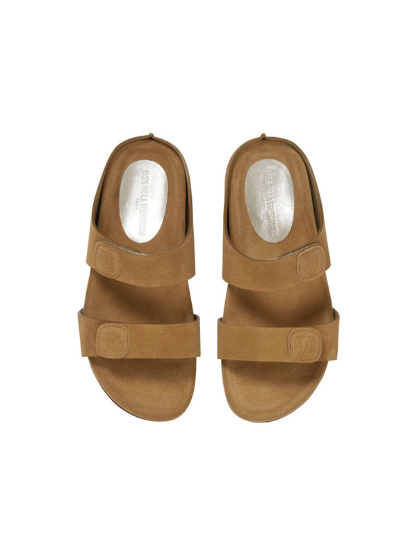 Ines De La Fressange Mules Delia Cuir Sable