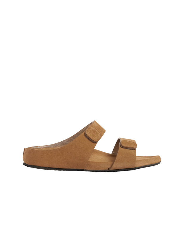 ines de la fressange Mules Delia cuir sable