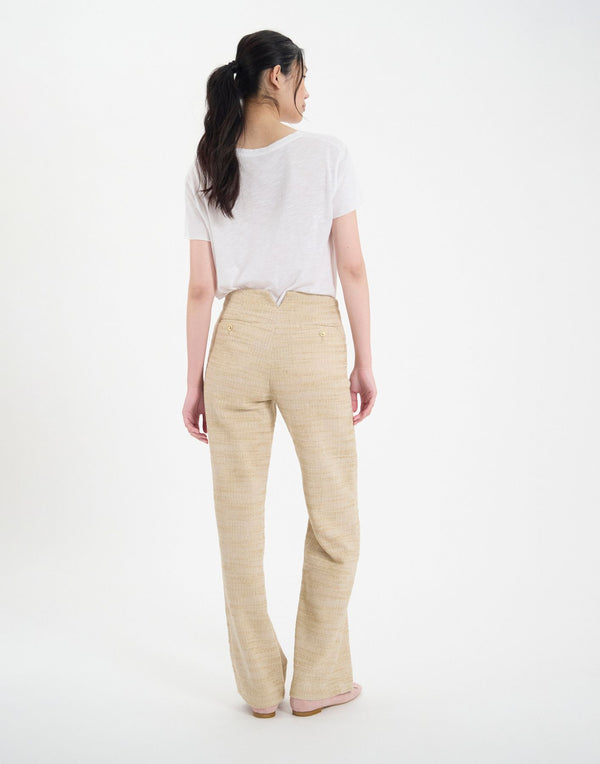 Ines De La Fressange Pantalon à Pont Gabriel Sable