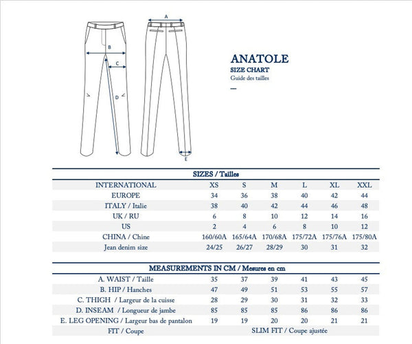 Ines De La Fressange Pantalon Anatole Bleu Marine