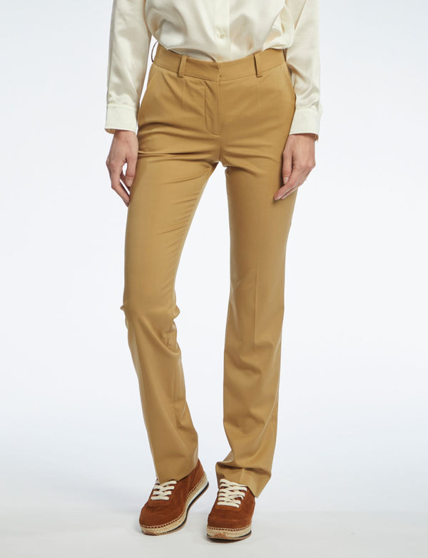 Ines De La Fressange Pantalon Anatole Camel