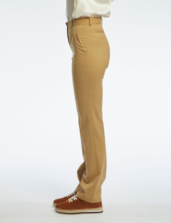 Ines De La Fressange Pantalon Anatole Camel