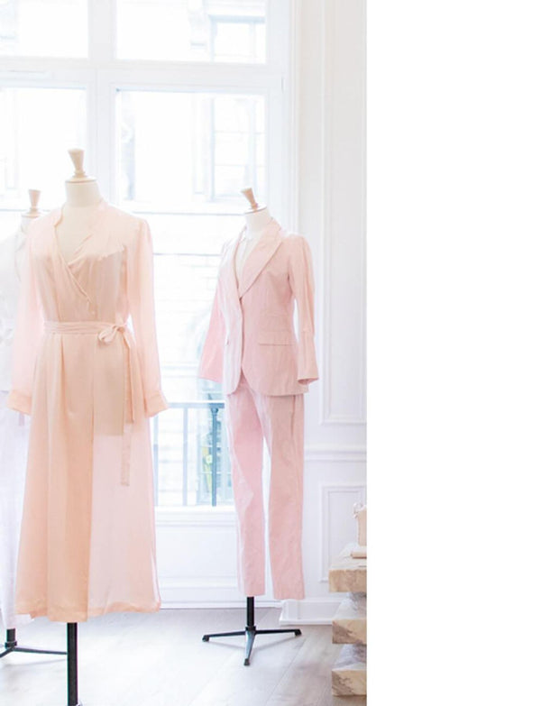 Ines De La Fressange Pantalon Anatole Rose Pâle