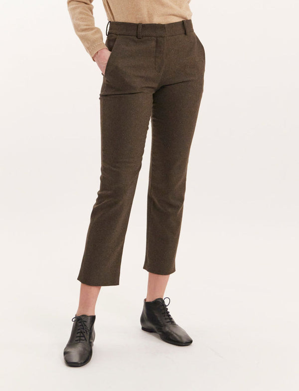 Ines De La Fressange Pantalon Audrey Kaki