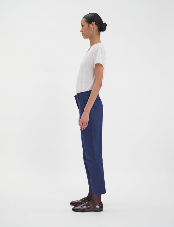 Ines De La Fressange Pantalon Audrey Navy Uni