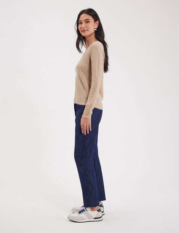 Ines De La Fressange Pantalon Audrey Style Denim