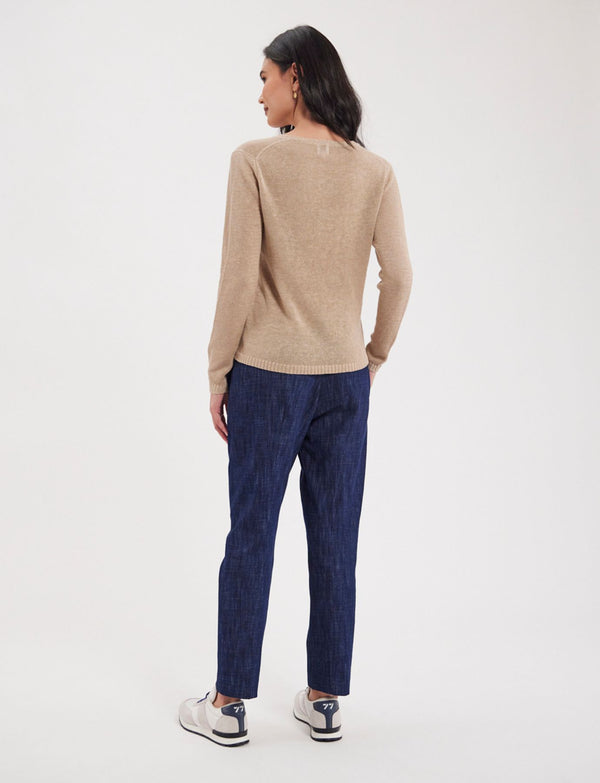 Ines De La Fressange Pantalon Audrey Style Denim