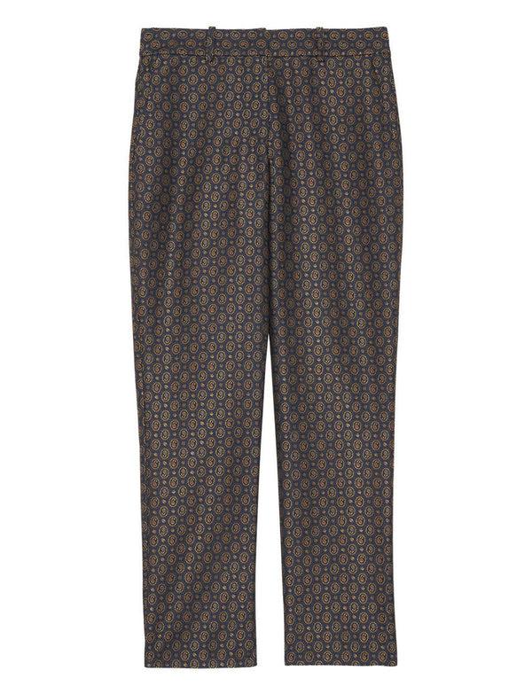 ines de la fressange Pantalon Audrey tissu à motif
