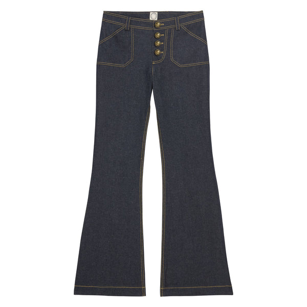 ines de la fressange Pantalon Charlotte bleu