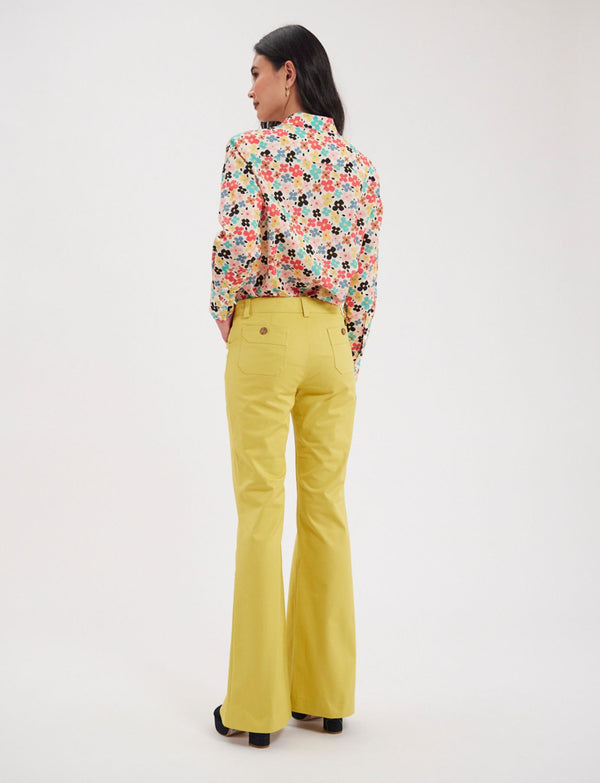 Ines De La Fressange Pantalon Charlotte Jaune