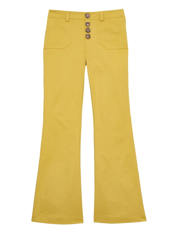 ines de la fressange Pantalon Charlotte jaune