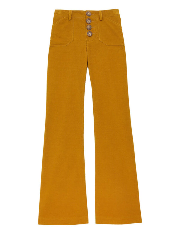 ines de la fressange Pantalon Charlotte ocre