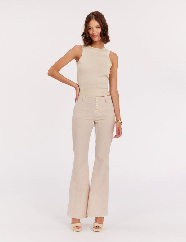 Ines De La Fressange Pantalon Charlotte Rayé