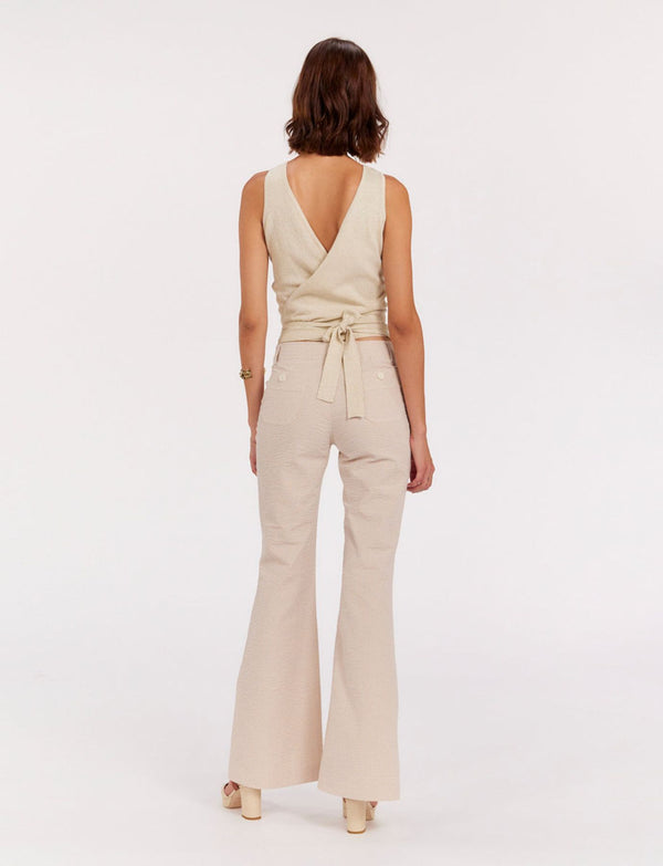 Ines De La Fressange Pantalon Charlotte Rayé