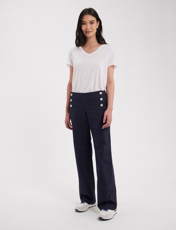 Ines De La Fressange Pantalon Gabriel Navy