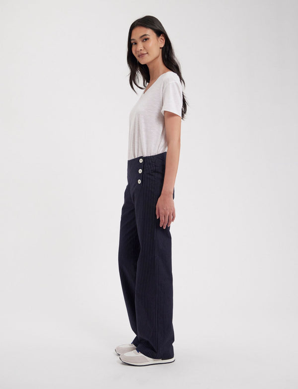 Ines De La Fressange Pantalon Gabriel Navy