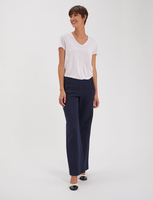 Ines De La Fressange Pantalon Gabriel Navy