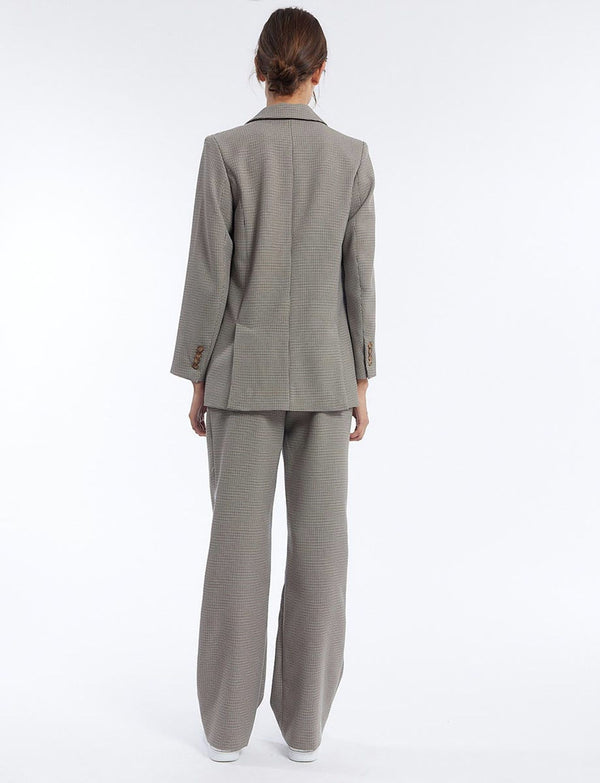 Ines De La Fressange Pantalon Hector Pied De Poule