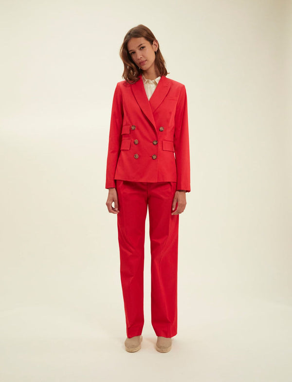 Ines De La Fressange Pantalon Hector Rouge