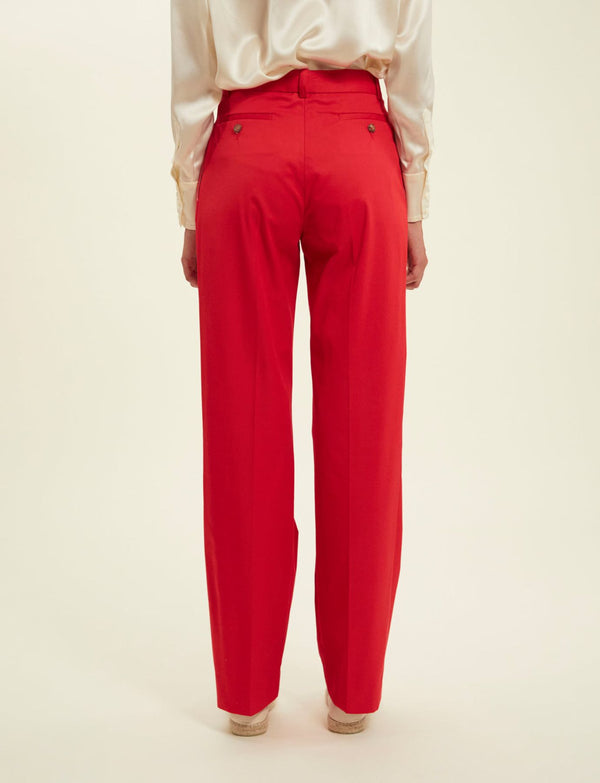 Ines De La Fressange Pantalon Hector Rouge