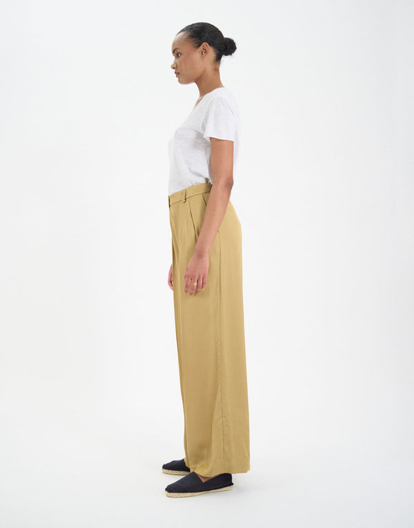 Ines De La Fressange Pantalon Luciano Camel