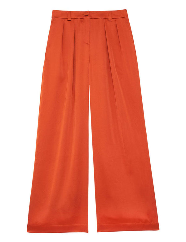 ines de la fressange Pantalon Luciano orange brûlé