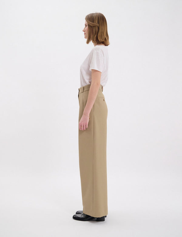 Ines De La Fressange Pantalon Marlène Beige