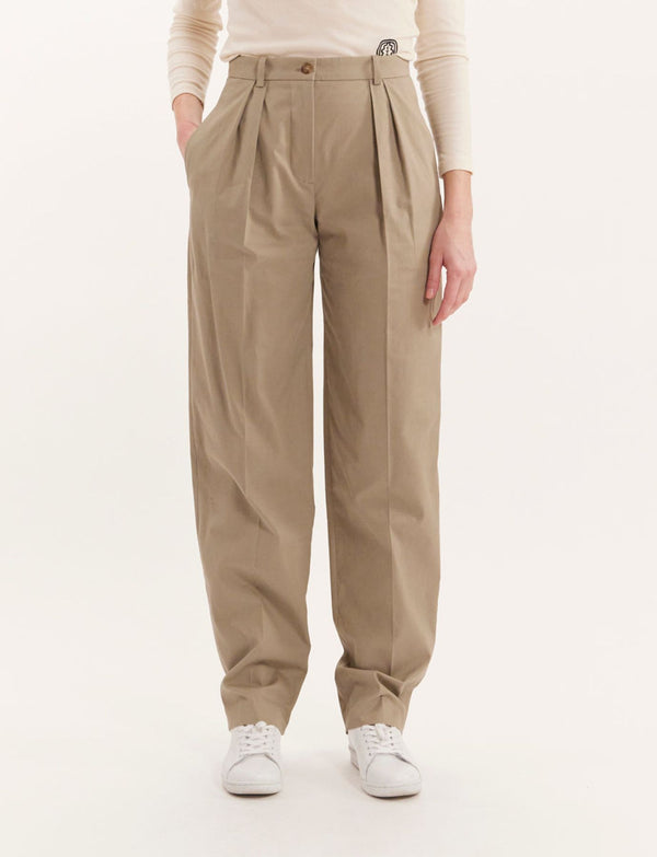 Ines De La Fressange Pantalon Marlow Beige