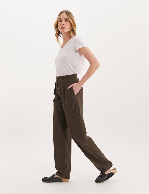 Ines De La Fressange Pantalon Marlow Kaki