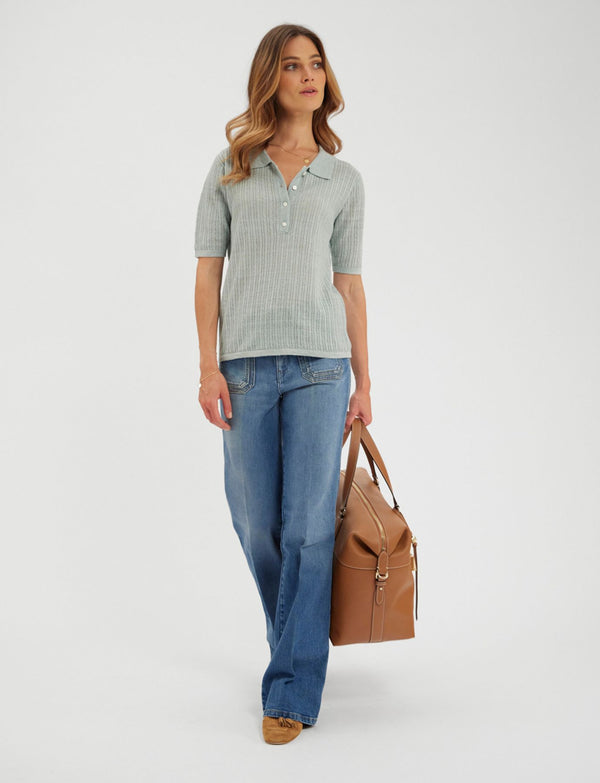 Ines De La Fressange Polo Chloé Menthe Fraîche