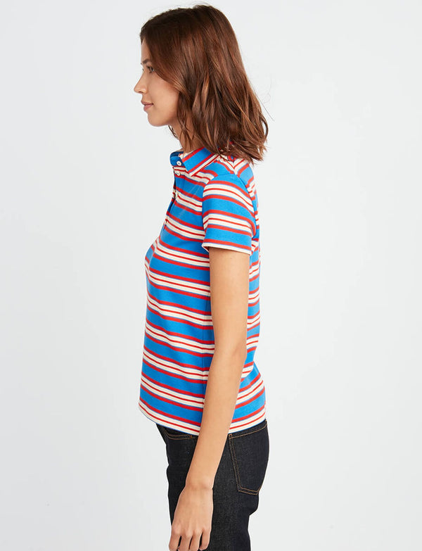 Ines De La Fressange Polo Marie Jacob Bleu