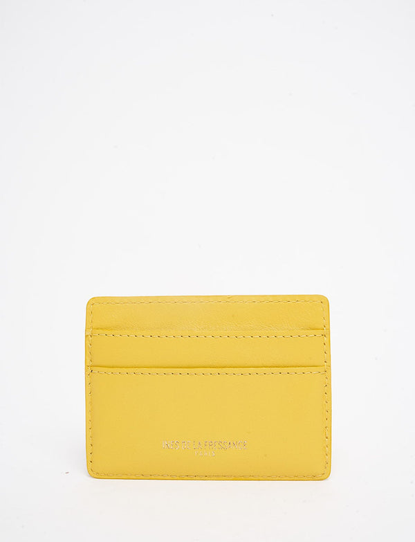 ines de la fressange Porte-cartes Marcia jaune