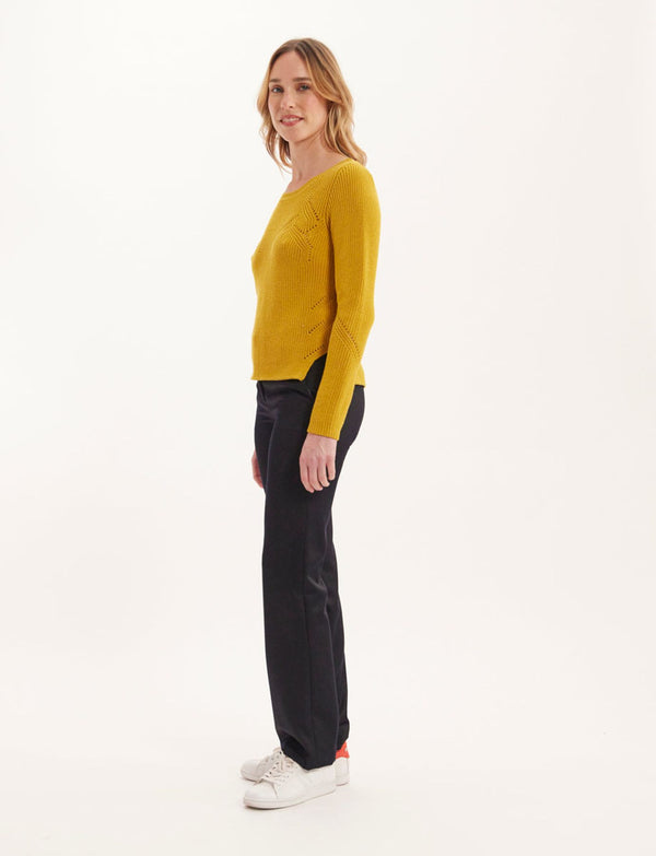 Ines De La Fressange Pull Agathe Moutarde