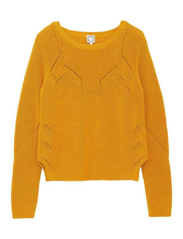 ines de la fressange Pull Agathe moutarde