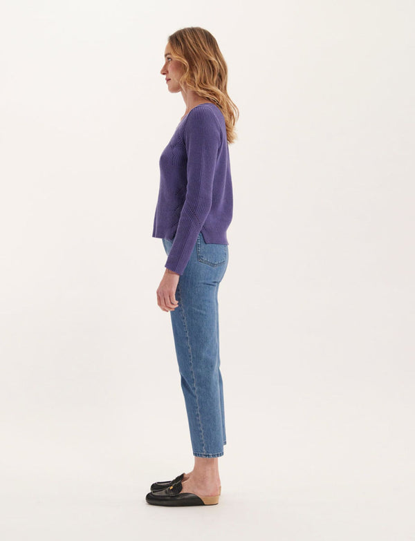 Ines De La Fressange Pull Agathe Violet