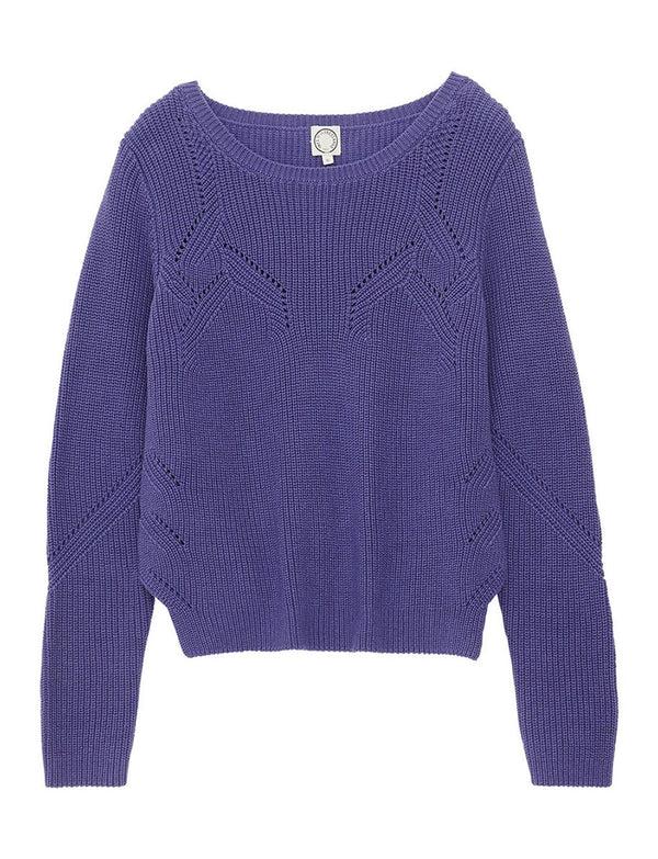 ines de la fressange Pull Agathe violet