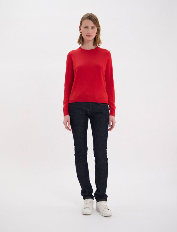 Ines De La Fressange Pull Angela Rouge