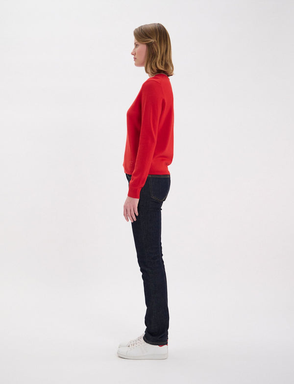 Ines De La Fressange Pull Angela Rouge