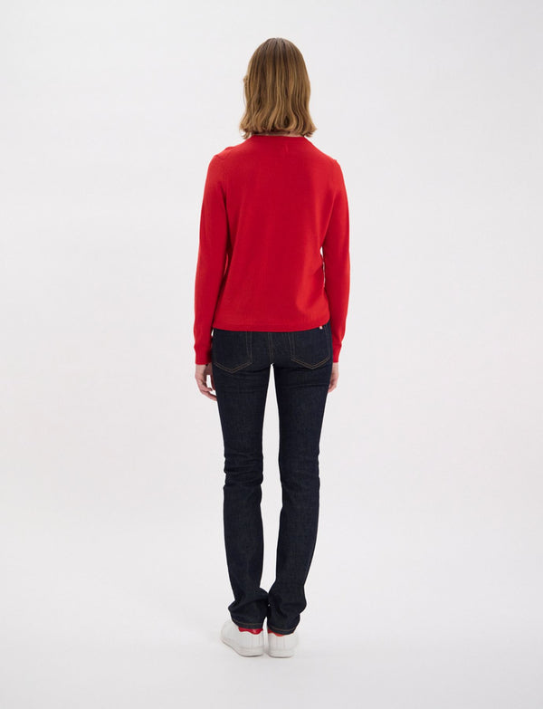 Ines De La Fressange Pull Angela Rouge