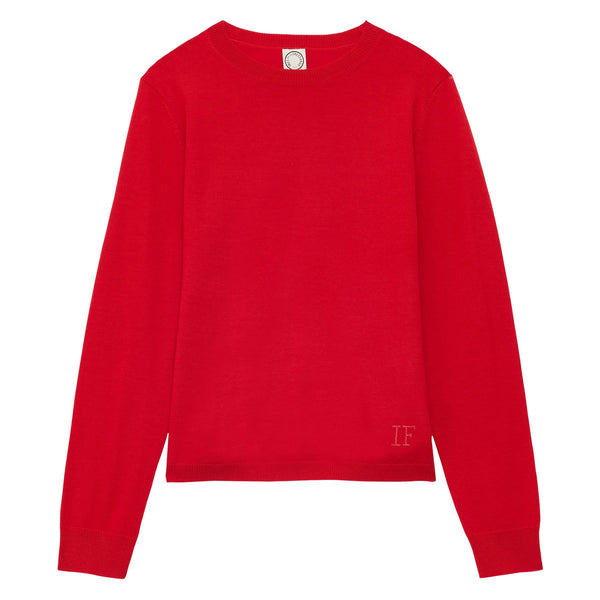 ines de la fressange Pull Angela rouge